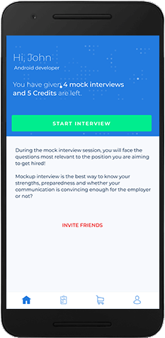 MockRabbit App-practicing the mock interview MockRabbit App-practicing the mock interview