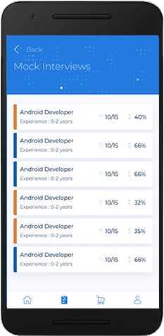 MockRabbit App-practicing the mock interview