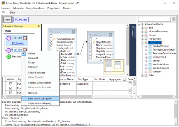 Active Query Builder for .NET 